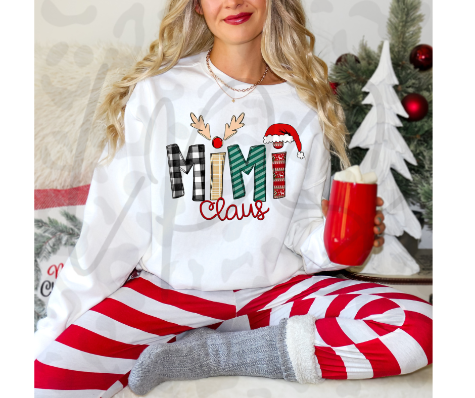 MiMi Claus Crewneck – Festive Holiday Sweatshirt