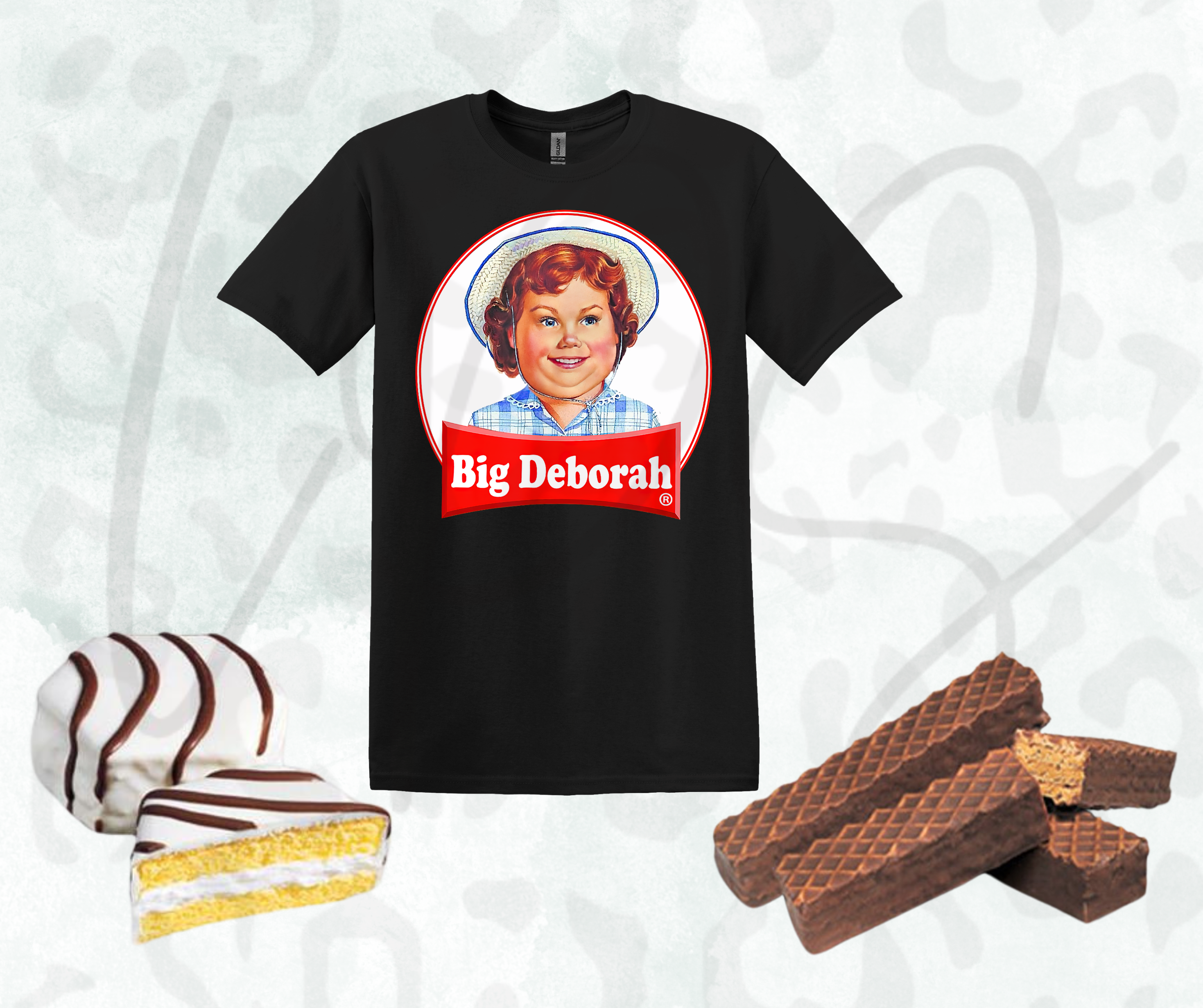Big Deborah Graphic T-Shirt – Funny Snack Inspired Vintage Style Tee