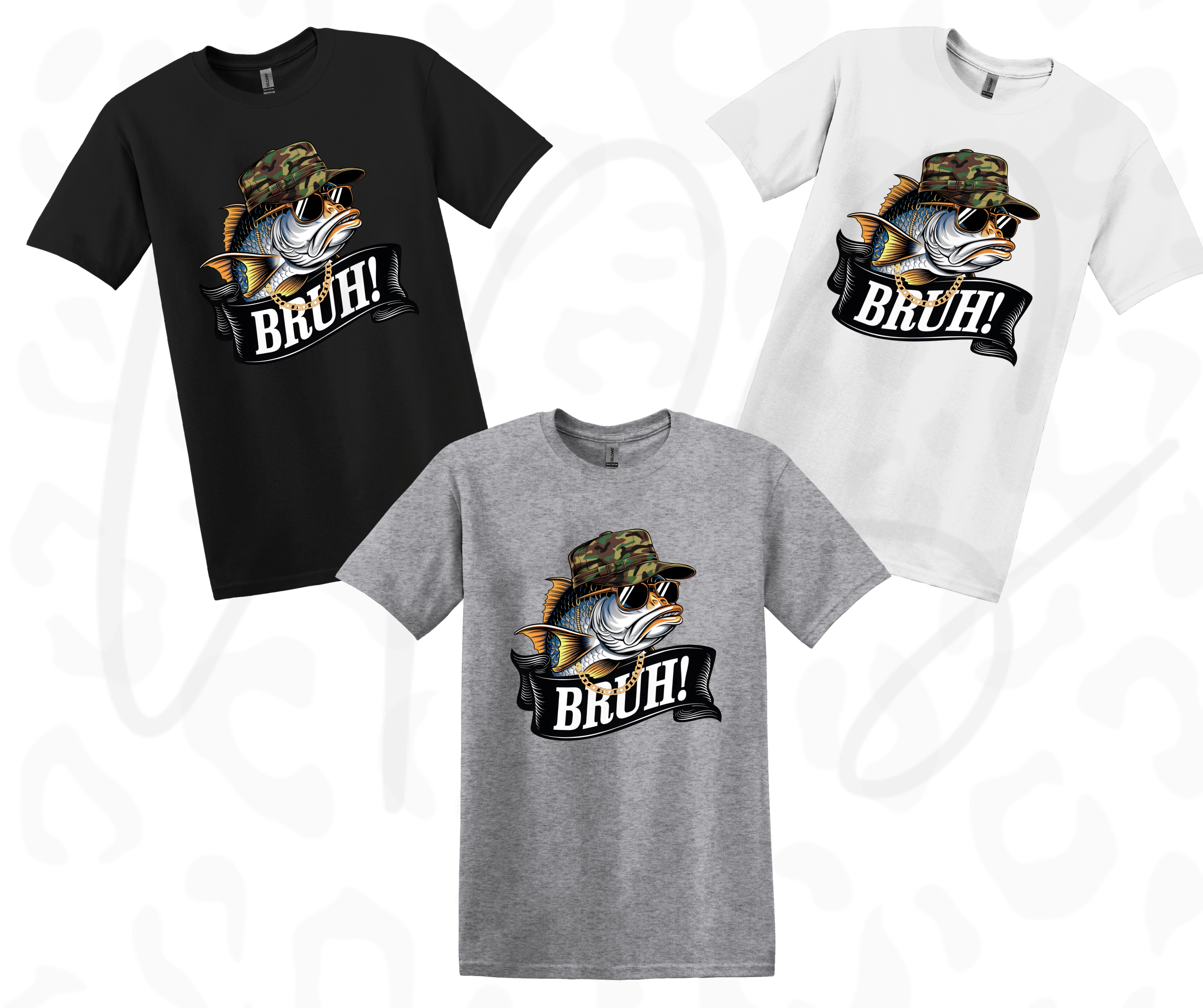 Bruh Fishing Shirt – Funny Angler Graphic Tee for Fishing Lovers