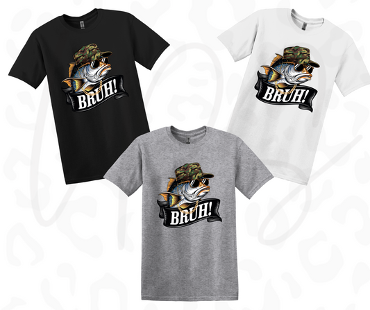 Bruh Fishing Shirt