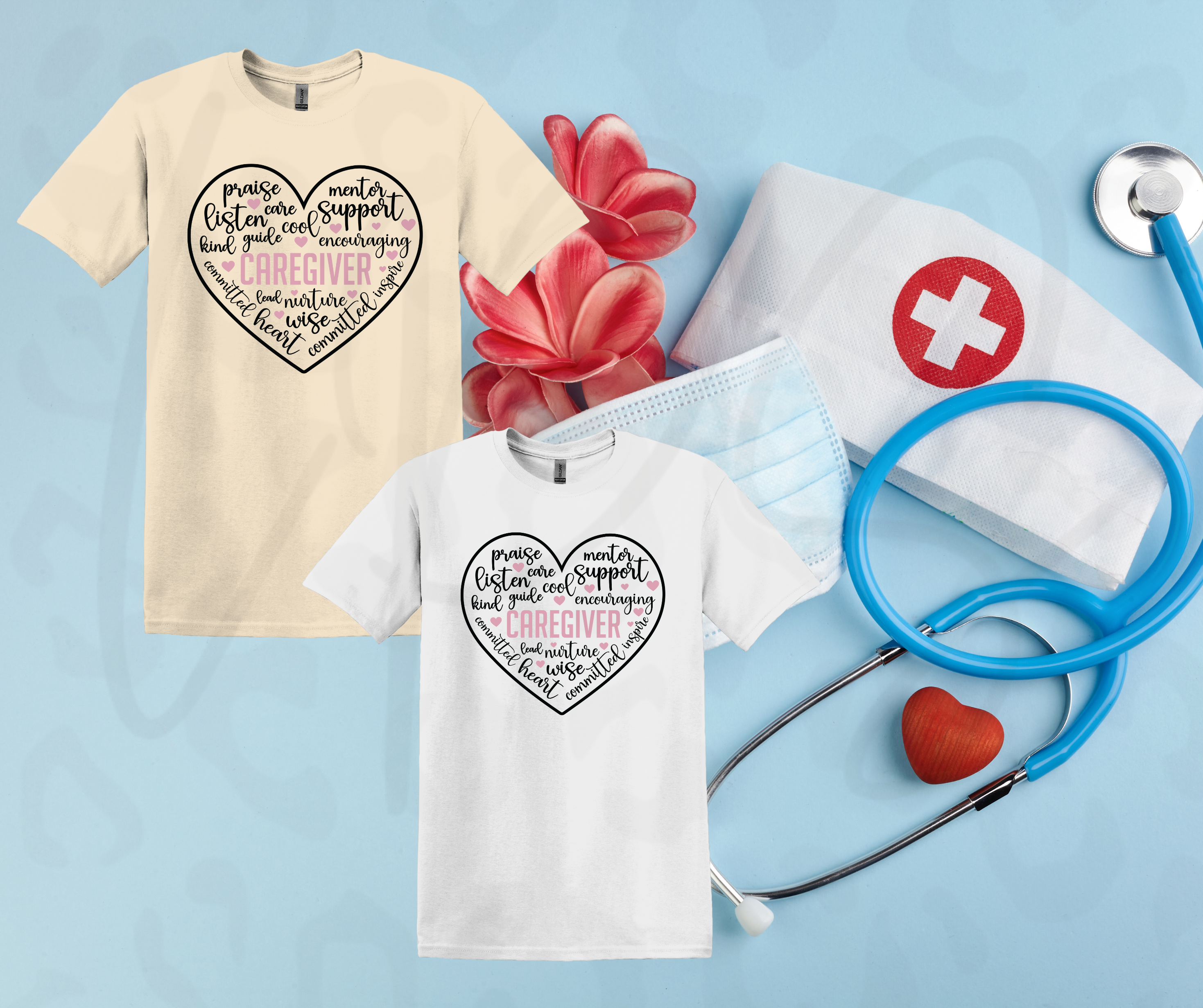 Caregiver Shirt – Proud Caregiver Appreciation Graphic Tee