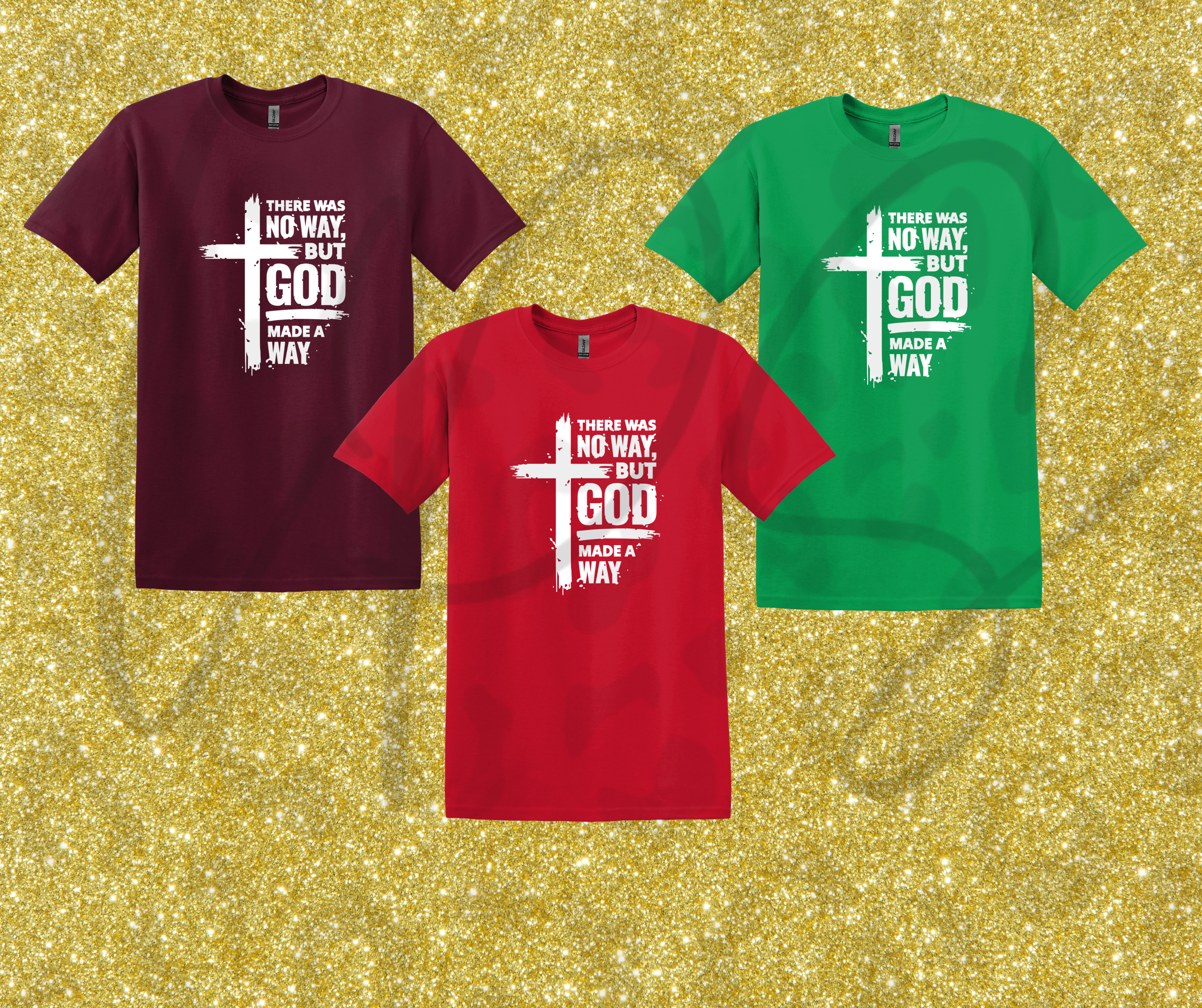 There's No Way but God Made a Way Tee – Wear Your Testimony & Inspire Every Room