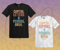 Capital Letters & Periods Bruh Shirt – Funny Grammar Humor Tee