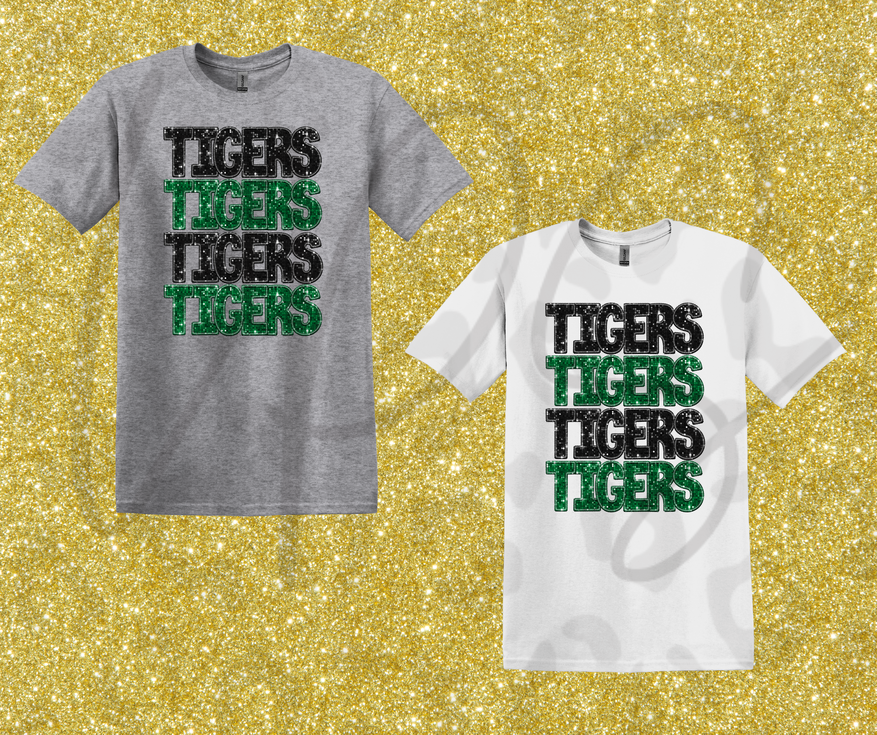 Faux Tigers Shirt – Stylish Tigers Spirit Game Day Tee