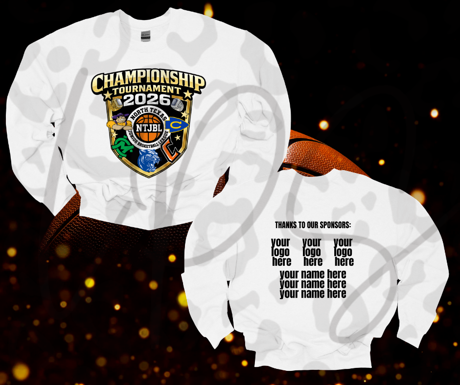 NTJBL Championship Tournament 2026 Crewneck – Heavyweight Proof You Were There