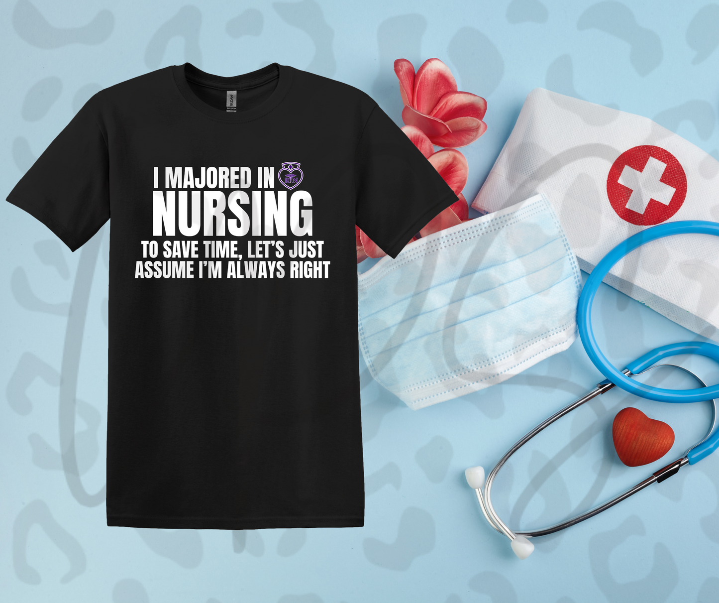 I Majored in Nursing Shirt