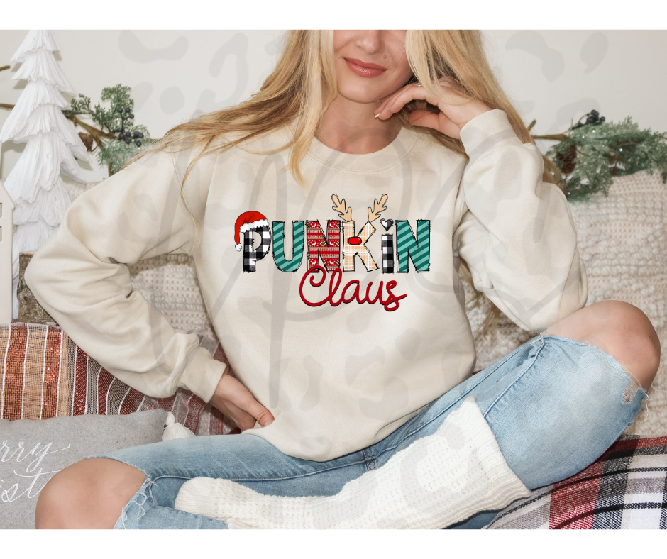 Punkin Claus Crewneck – Festive Holiday Sweatshirt