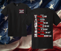 Trump Train 45 47 Black T-shirt – The MAGA Movement on a Shirt Built to Last
