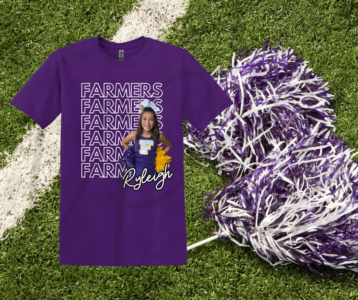 Customized Cheer Shirt – Personalized Spirit Team Fan Tee
