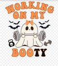 Working On My Booty DTF Transfer – Funny Fitness Design