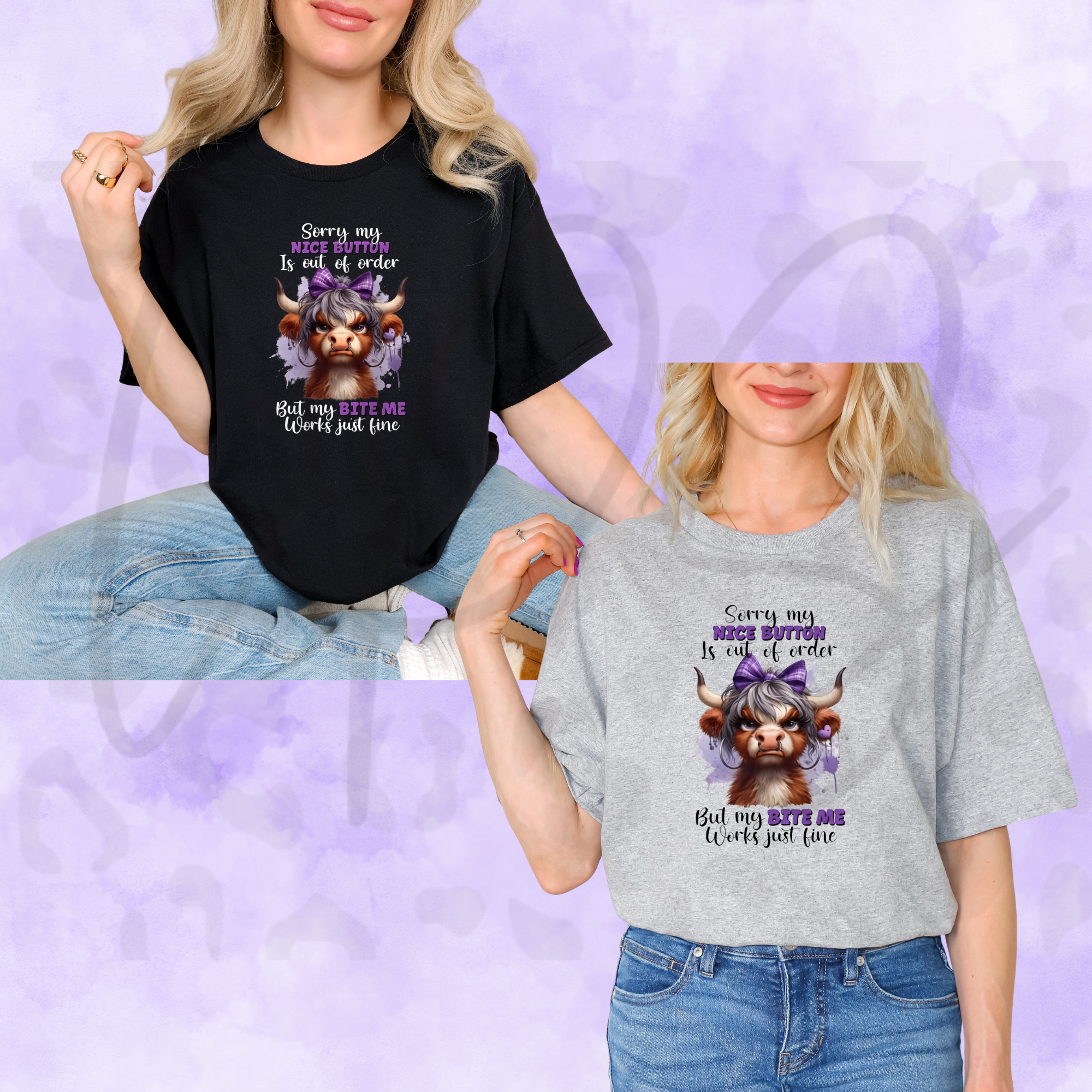 Sorry My Nice Button Is Out of Order Shirt – Funny Attitude Tee
