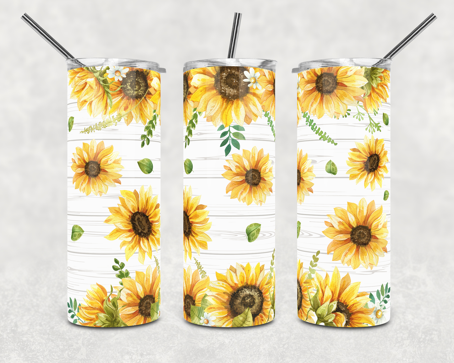 Sunflower Wood Tumbler