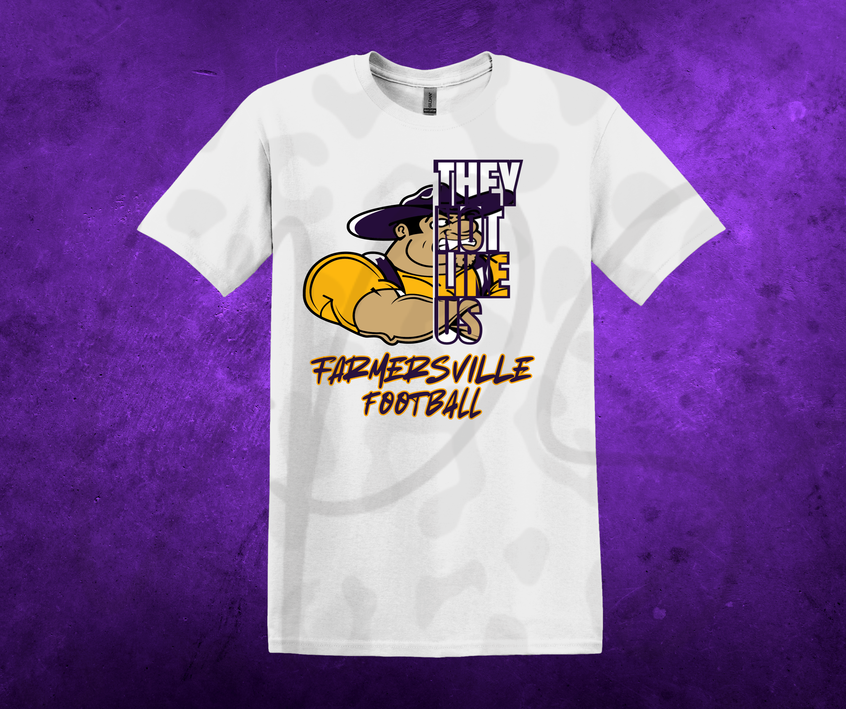 They Not Like Us Farmers White Tee – Pure Farmersville Pride on a Different Level