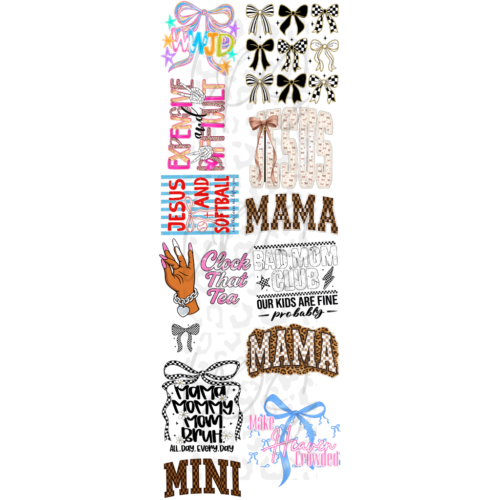 Mystery Pre-Made Gang Sheet