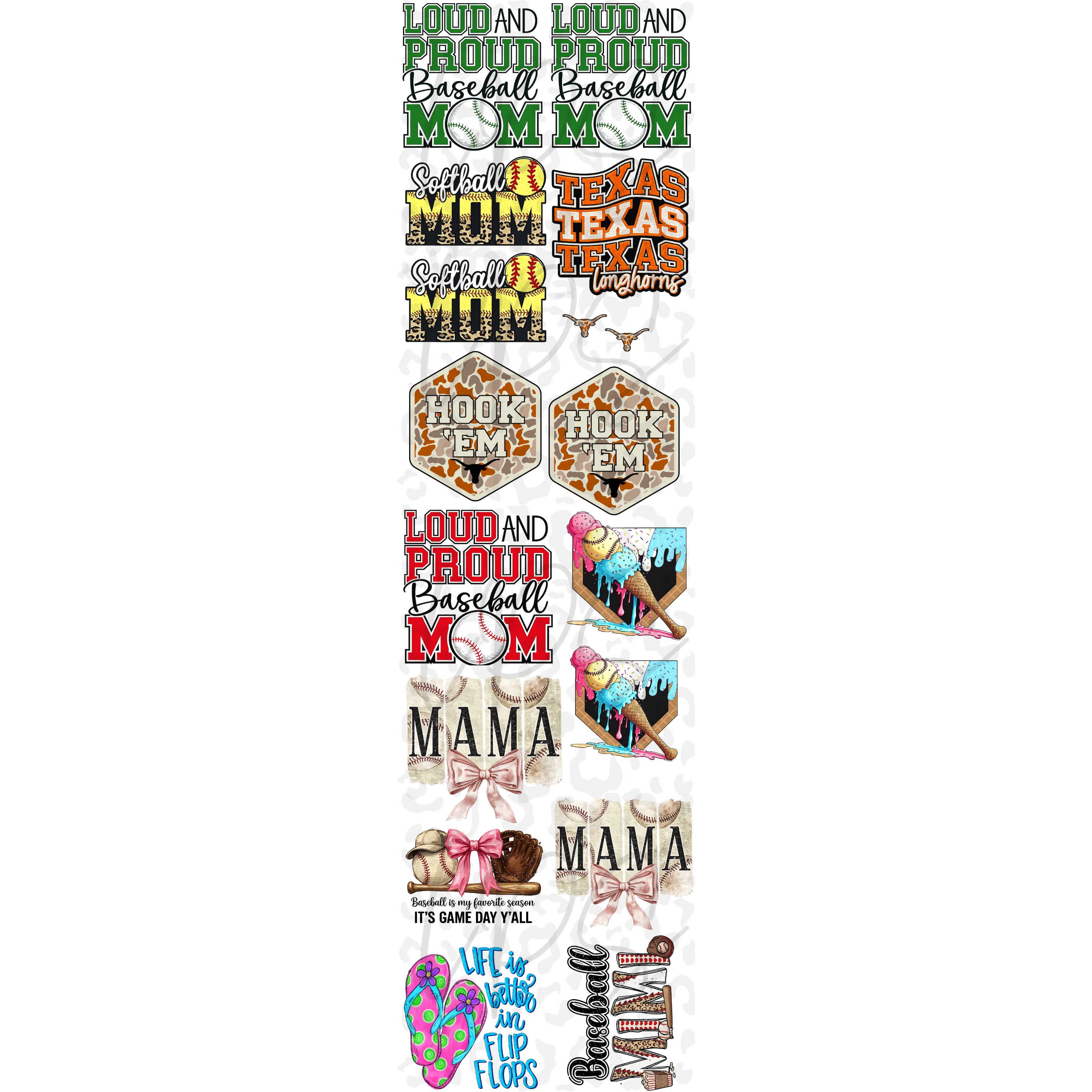 Mom Baseball Sheet Builder – Custom Prints Made Easy