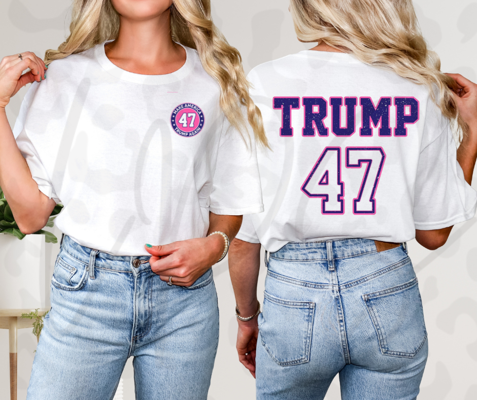 Trump 47 T-Shirt – Bold Patriotic Election Graphic Tee