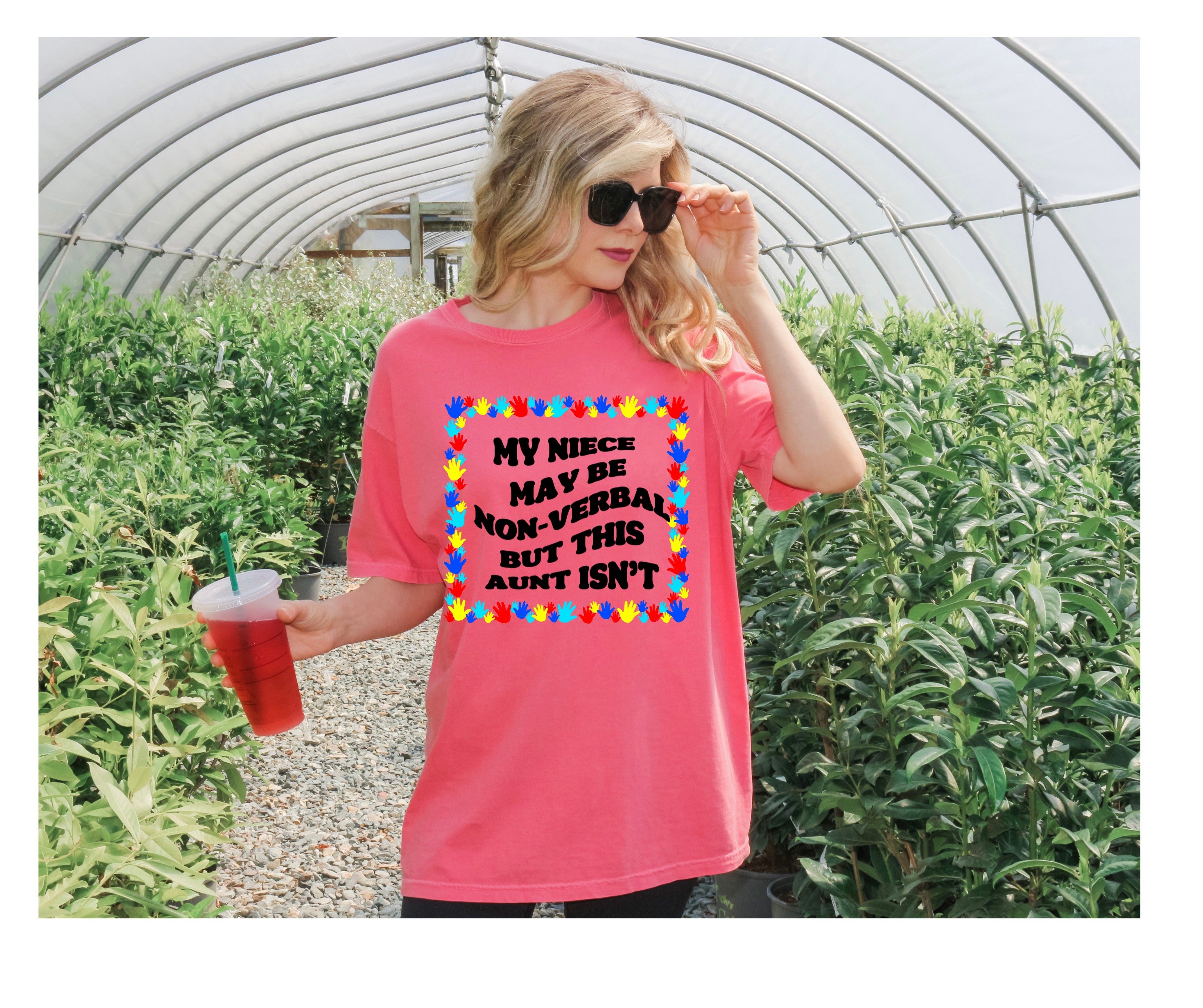 My Nephew May Be Non-Verbal But His Aunt Isn’t Shirt – Autism Support Tee