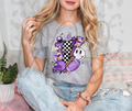 Purple Disco Football Shirt – Sparkly Game Day Fan T-Shirt