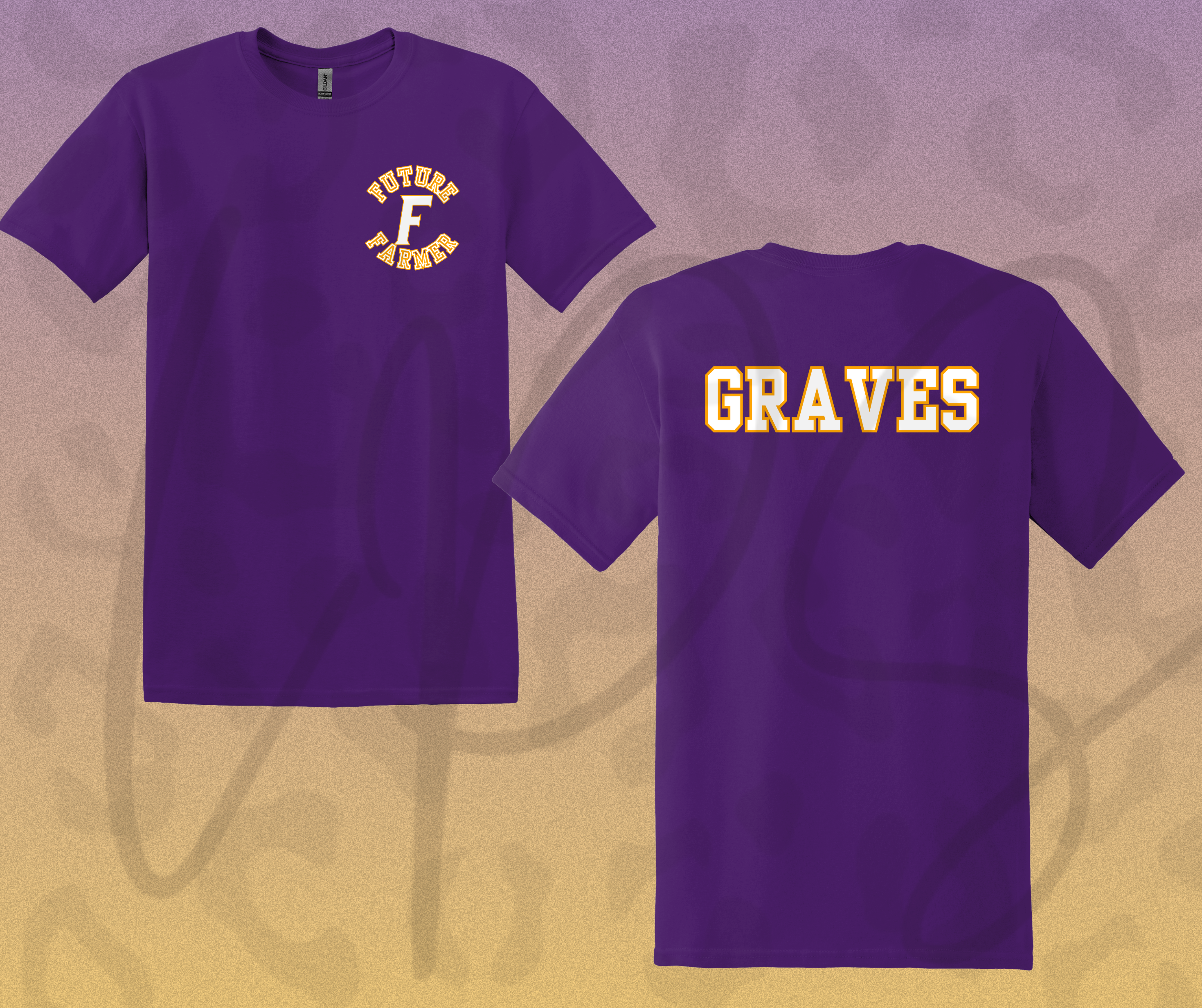 Future Farmer Tee – Born into Purple Raised on Friday Nights Farmer for Life
