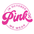 In October We Wear Pink Digital Design
