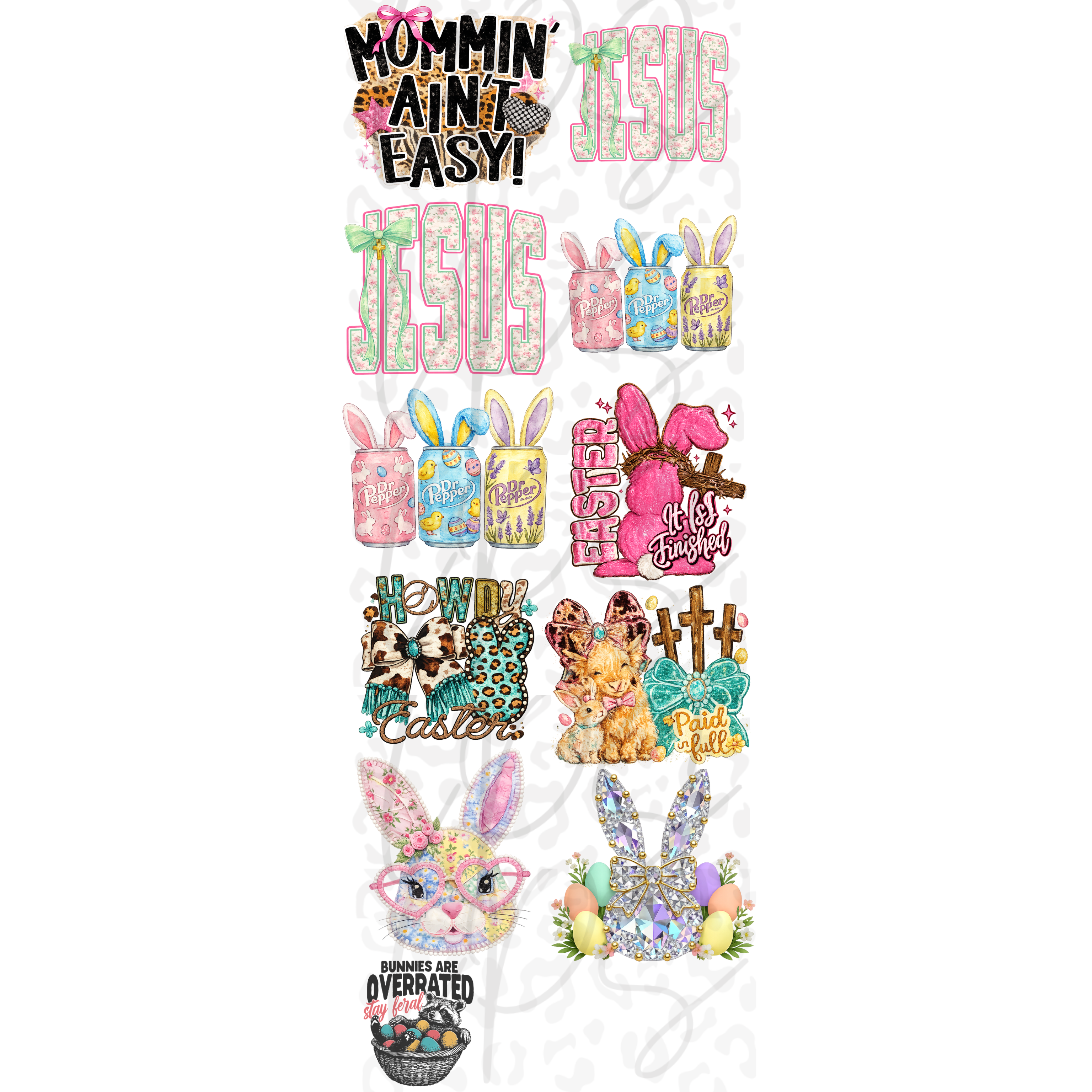 Easter Gang Sheet Builder – Easy Custom Prints Online