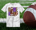 Game Day White Tee – Clean Canvas Bold Spirit Pure Friday Night Statement