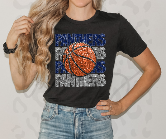 Panthers Sequin T-Shirt