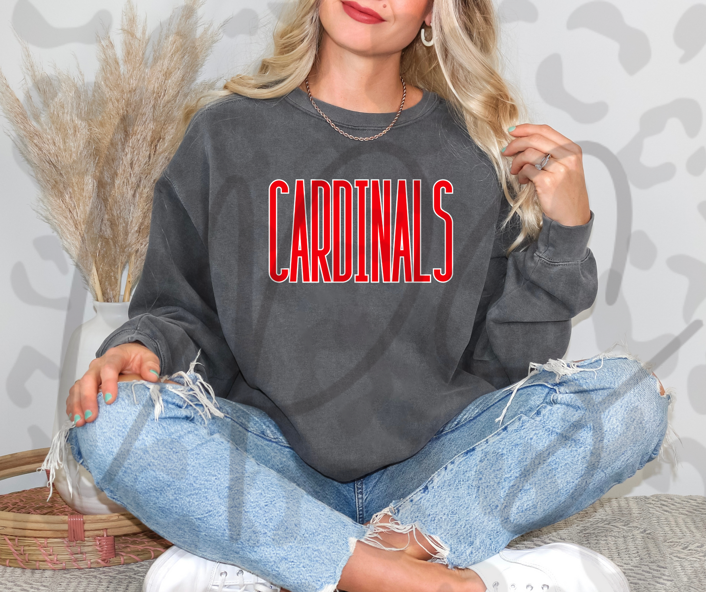 Comfort Color Cardinals Crewneck