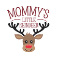 Mommy’s Little Reindeer PNG – Cute Christmas Reindeer Face Clipart | Kids Holiday Sublimation Design
