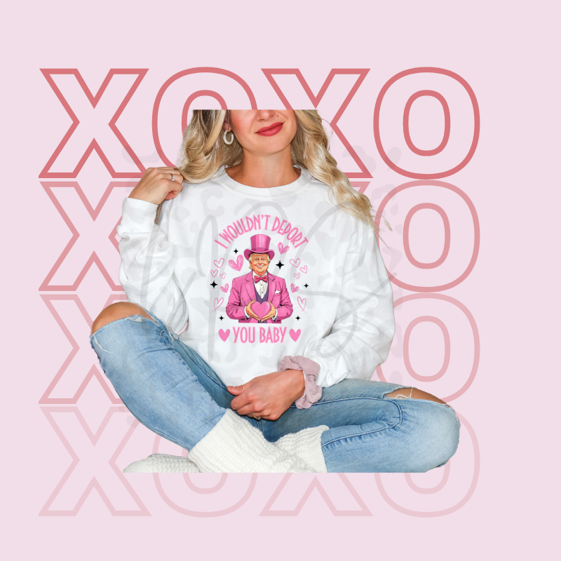 Honey Darlin’ You Baby PNG – Pink Suit Valentine Clipart | Cute Retro Love Sublimation Design