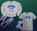 Panthers Soccer Ribbon Shirt – Blue Awareness Team Spirit Tee