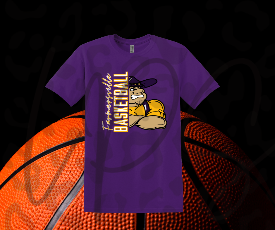 Farmer Joe Basketball Shirt – Small Town Hoops Fan Tee