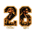Chris Brown & Usher 2026 R&B Graphic T-Shirt – Black and Gold Unisex Concert Tee