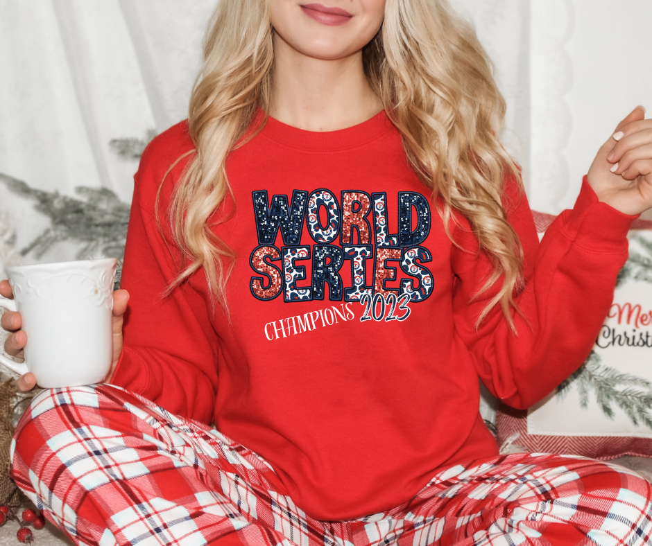 Rangers World Series Champions - Red
