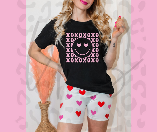 Smiley Face XOXO T-shirt