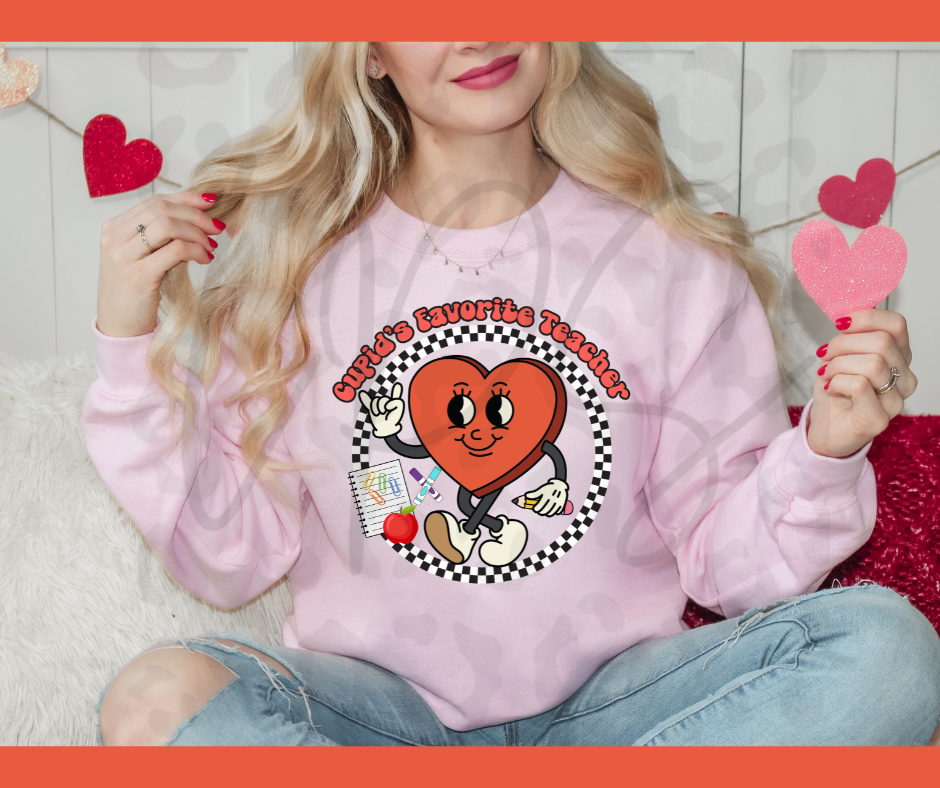 Cupids Favorite Teacher Crewneck