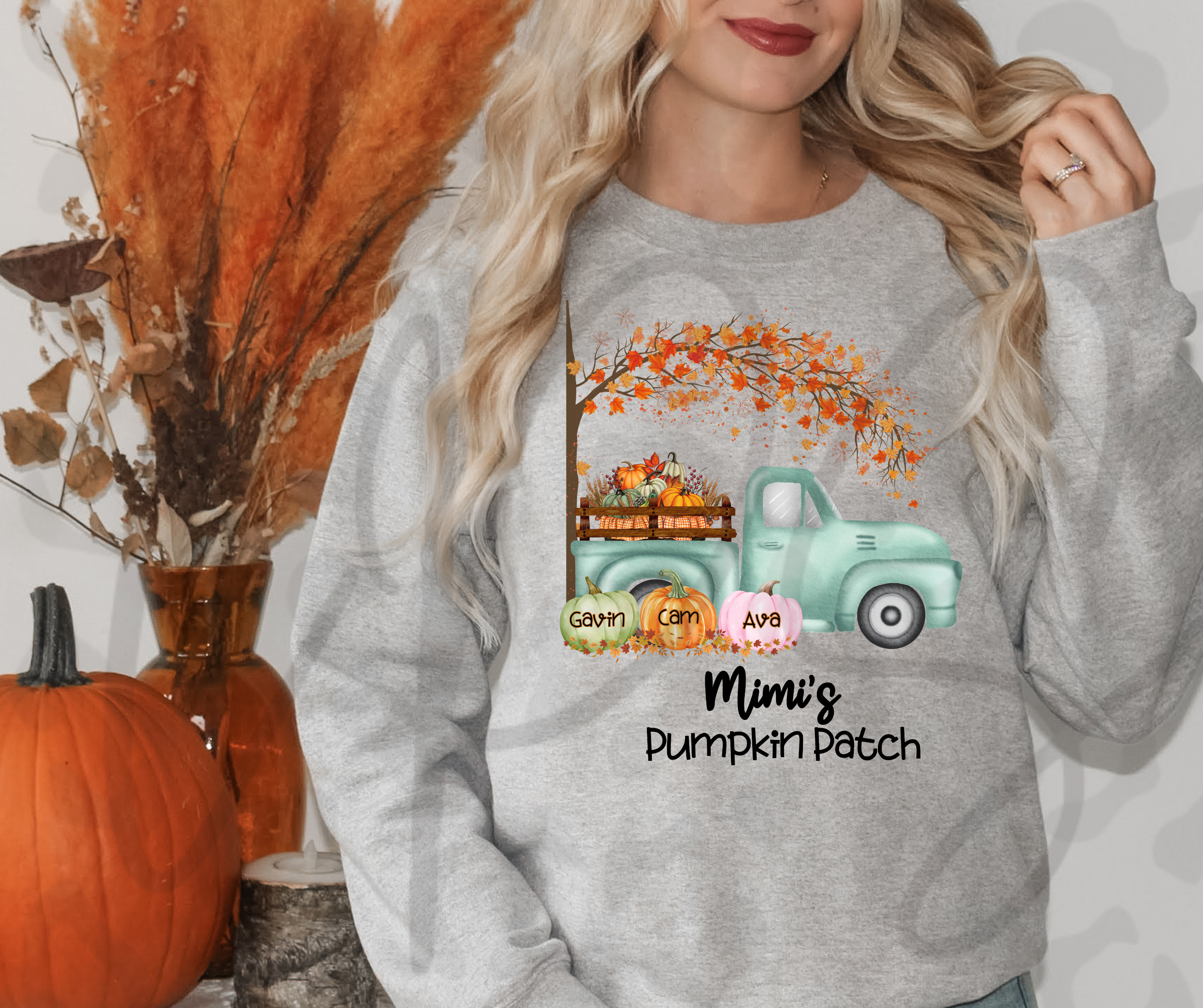 Mimi’s Pumpkin Patch Crewneck – Cozy Fall Sweatshirt