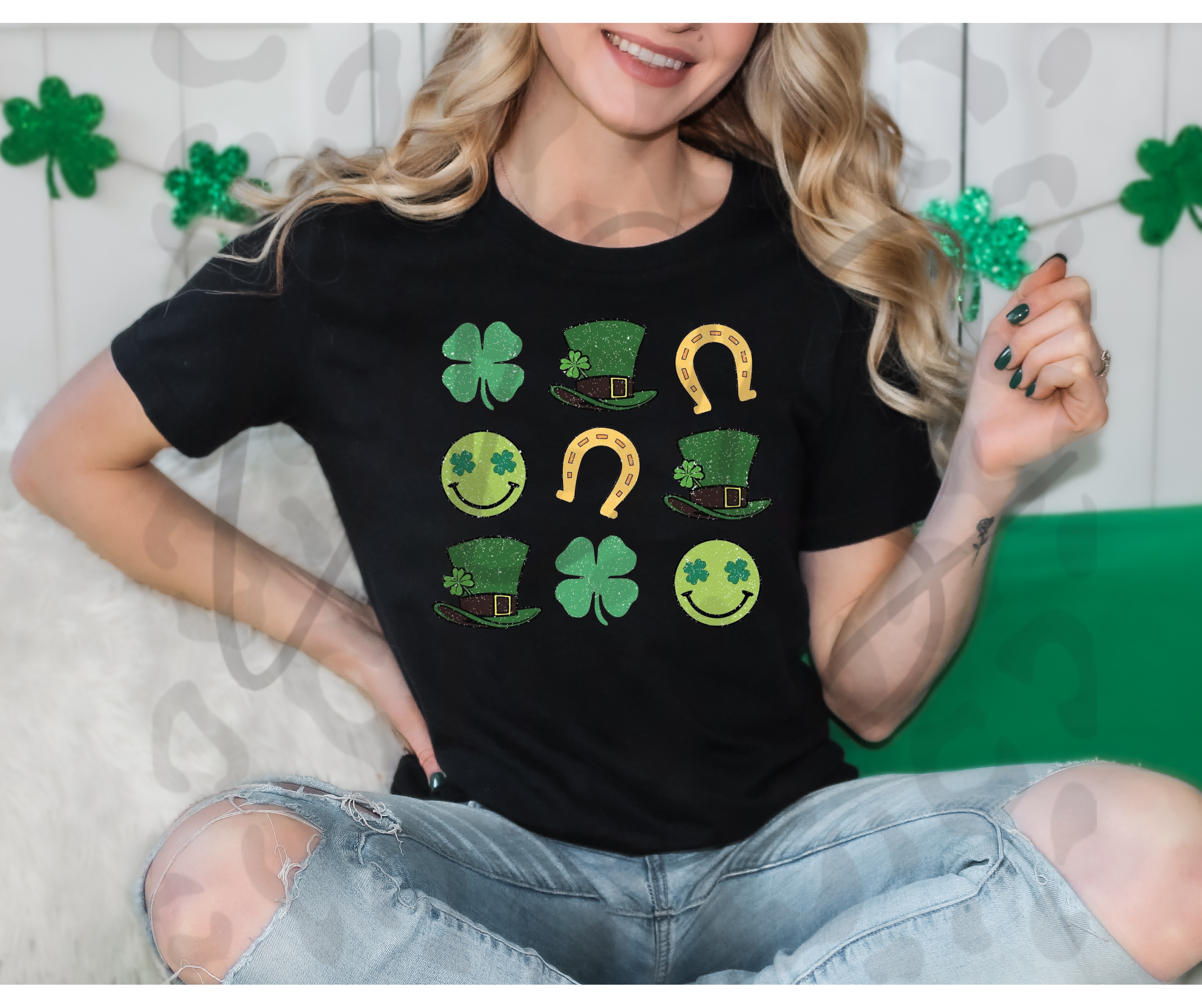 St. Patrick's Day Horseshoe Tee – Lucky Never Looked This Good on Anyone