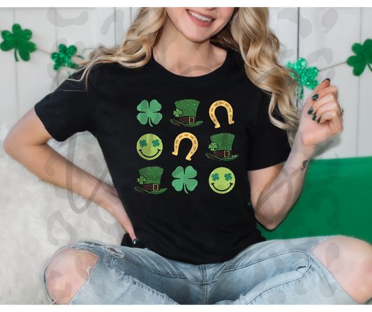 St Patrick's Day Horse Shoe T-Shirt