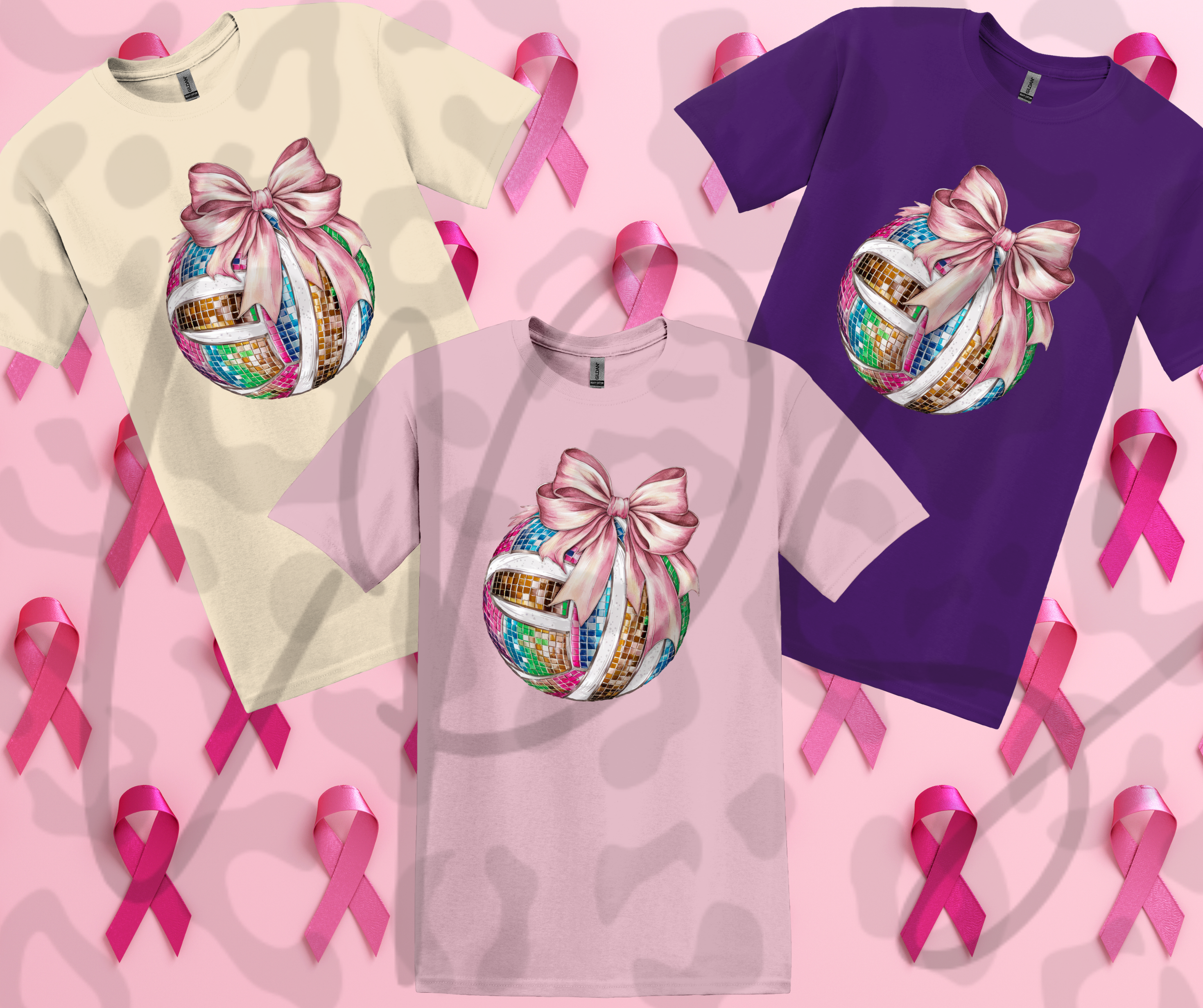 Volleyball Pink Out Shirt – Support & Spirit Awareness Tee