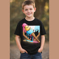 Melting Ice Cream Kids Shirt – Colorful Summer Graphic Tee