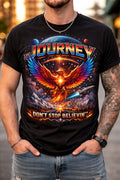 Journey Don’t Stop Believin’ Shirt – Cosmic Phoenix Graphic Tee