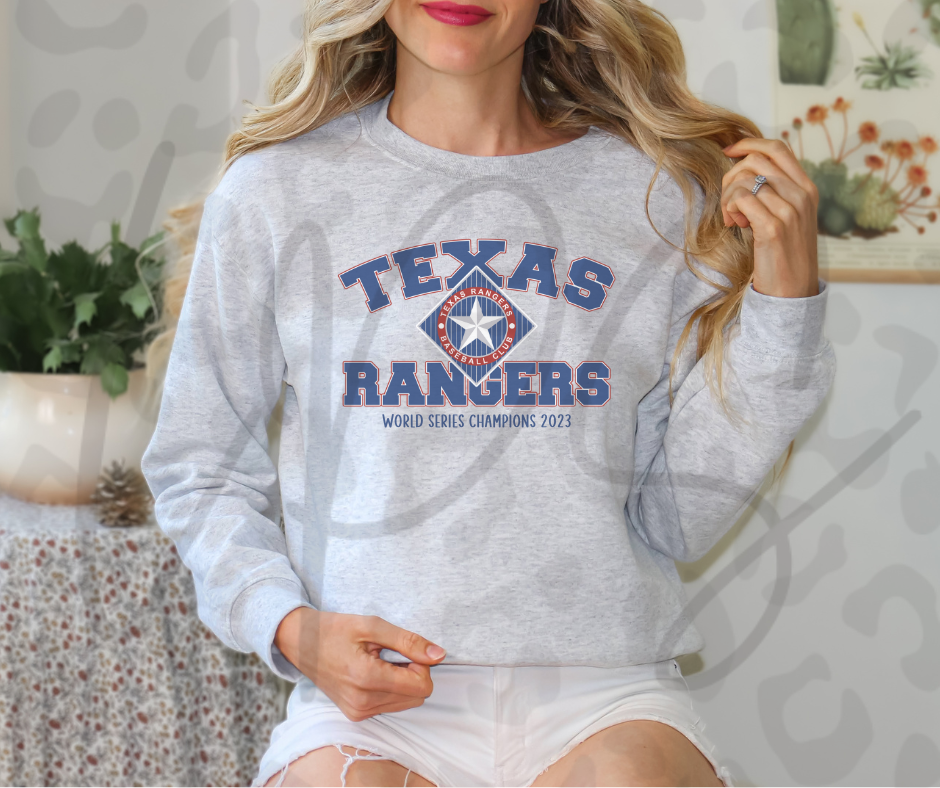 Texas Rangers World Series Champs Crewneck