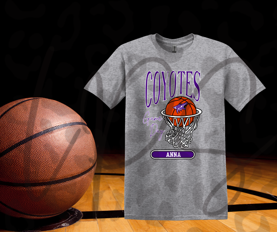 Anna Coyotes Basketball Shirt – Stylish Fan Tee for Game Day
