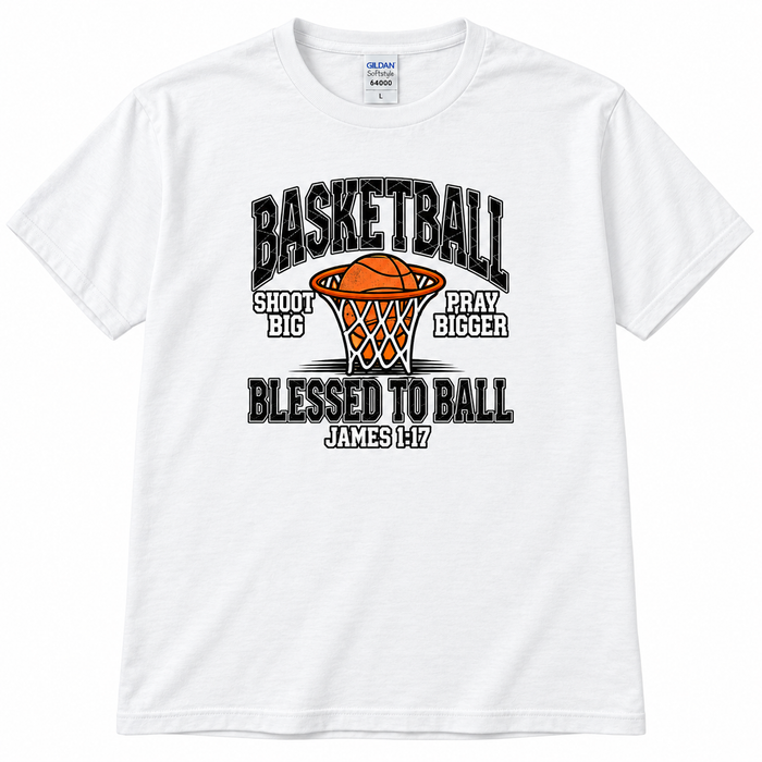 Farmersville Blessed to Ball Basketball Tee – Adult, Youth & Toddler