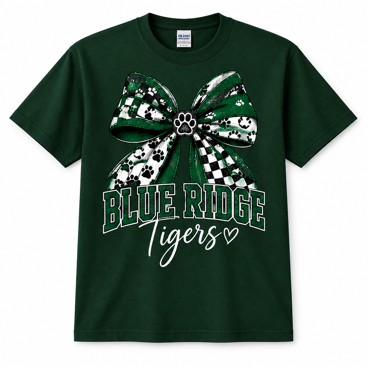 Blue Ridge Tigers Bow Shirt | Lolli-Pop Shop