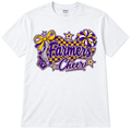 Farmersville farmers cheer — adult Gildan Softstyle 64000, White