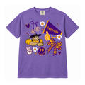 Farmersville Farmer Joe Bow tee adult Comfort Colors 1717 Violet