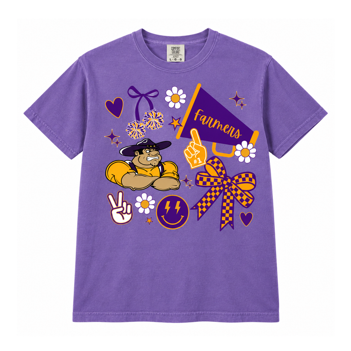 Farmersville Farmer Joe Bow Tee – Adult, Youth & Toddler