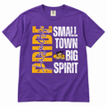 Farmersville Small Town Big Spirit tee adult Comfort Colors 1717 Violet